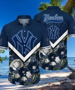 New York Yankees MLB Flower Hawaiian Shirt For Men Women Best Gift For Real Fans