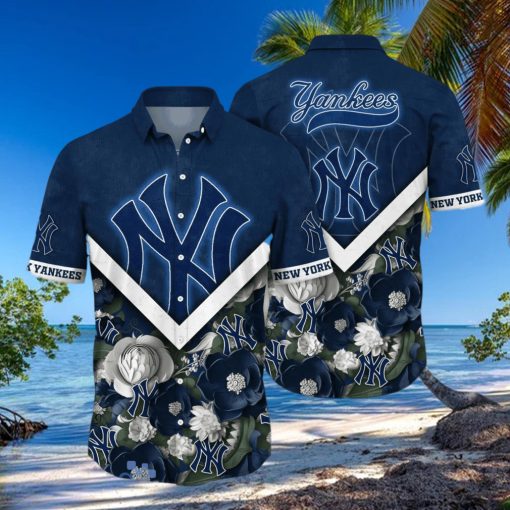 New York Yankees MLB Flower Hawaiian Shirt For Men Women Best Gift For Real Fans