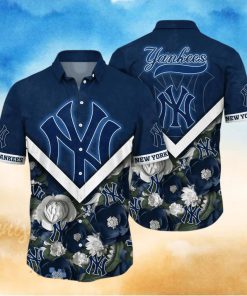 New York Yankees MLB Flower Hawaiian Shirt For Men Women Best Gift For Real Fans