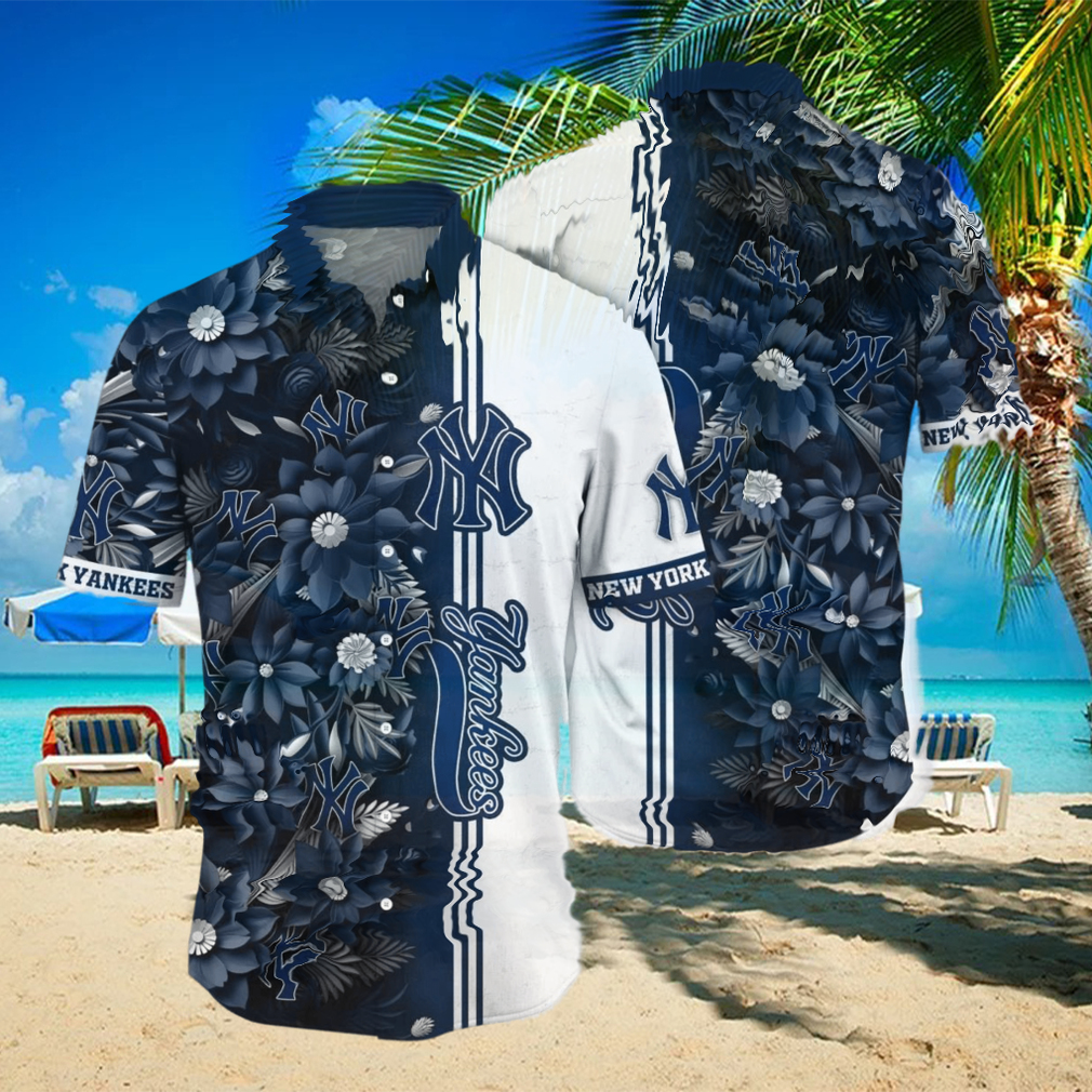 New York Yankees MLB Flower Hawaiian Shirt For Men Women Great Gift For Real Fans New York Yankees MLB Flower Hawaiian Shirt For Men Women Great Gift For Real Fans