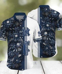New York Yankees MLB Flower Hawaiian Shirt For Men Women Great Gift For Real Fans
