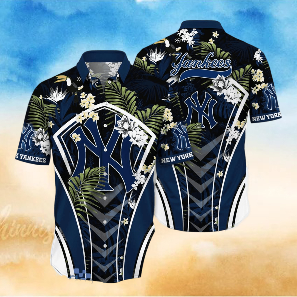 New York Yankees MLB Flower Hawaiian Shirt Special Gift For Men Women Fans New York Yankees MLB Flower Hawaiian Shirt Special Gift For Men Women Fans