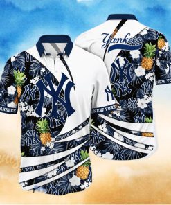 New York Yankees MLB Flower Hawaiian Shirt Style Gift For Men Women Fans