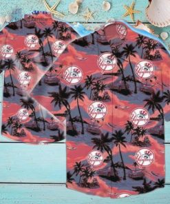 New York Yankees MLB Hawaiian Shirt, NY Yankees Hawaiian Shirt, Tropical Shirts For Men