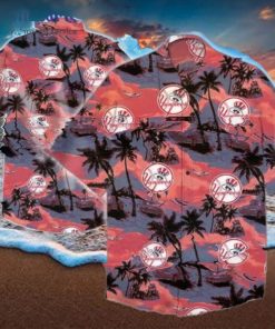 New York Yankees MLB Hawaiian Shirt, NY Yankees Hawaiian Shirt, Tropical Shirts For Men