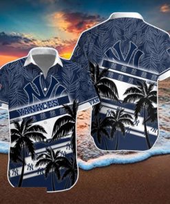 New York Yankees MLB Hawaiian Shirt Palm Trees Pattern New Design For Fans