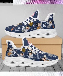 New York Yankees Mickey Custom Personalized Max Soul Sneakers Running Sports Shoes For Men Women