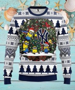 New York Yankees Minion Christmas Ugly Sweater Christmas Gift For Fans Party Hoiliday Gift
