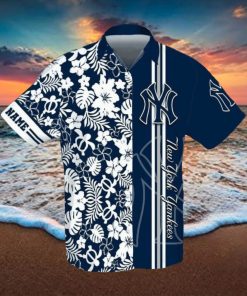 New York Yankees Mlb Baseball Sport Custom Name Hawaiian Graphic Print Short Sleeve Hawaiian Shirt