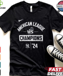 New York Yankees Nike 2024 American League Champions T Shirt