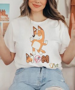 New York Yankees Smiling Dancing Bluey Mom shirt