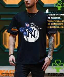 New York Yankees Stay Cool Bow Baseball Girls T Shirt