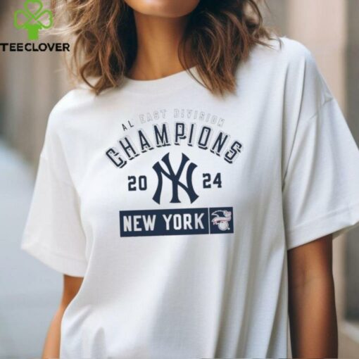 New York Yankees Steel 2024 AL East Division Champions Base T Shirt