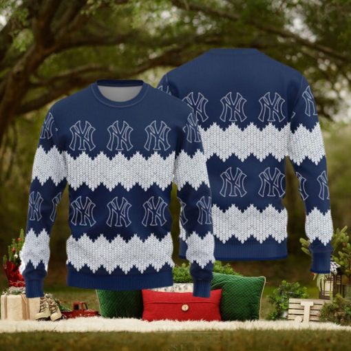 New York Yankees Teams Pattern Knitted Sweater For Christmas