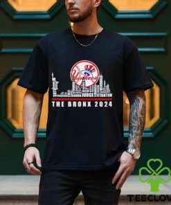 New York Yankees The Bronx Skyline players name 2024 shirt