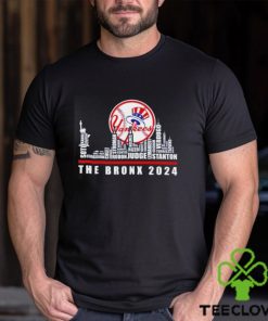 New York Yankees The Bronx Skyline players name 2024 shirt
