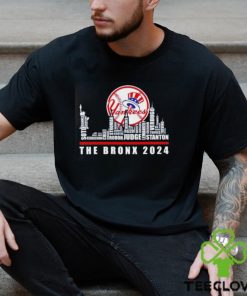 New York Yankees The Bronx Skyline players name 2024 shirt