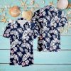 New York Yankees Hibiscus Plumeria Flower 3D Printed Hawaiian Shirt