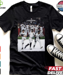 New York Yankees Win AL East Division Title MLB Postseason 2024 Poster t shirt