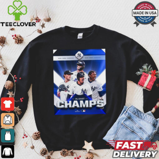 New York Yankees are crowned AL East champions for the third time in six years MLB 2024 Poster t shirt