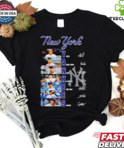 New York Yankees name player baseball signature hoodie, sweater, longsleeve, shirt v-neck, t-shirt