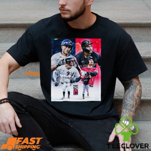 New York Yankees vs Cleveland Guardians 2024 MLB Bronx game shirt