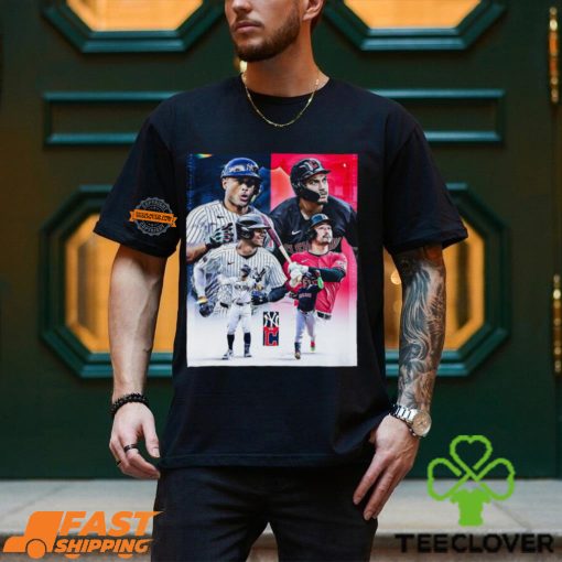 New York Yankees vs Cleveland Guardians 2024 MLB Bronx game shirt