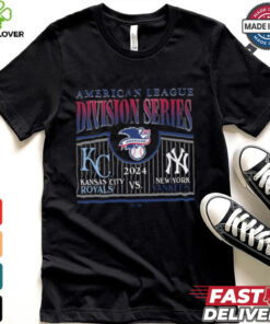 New York Yankees vs Kansas City Royals 2024 MLB Playoff AL Division Series shirt 1 New York Yankees vs Kansas City Royals 2024 MLB Playoff AL Division Series shirt