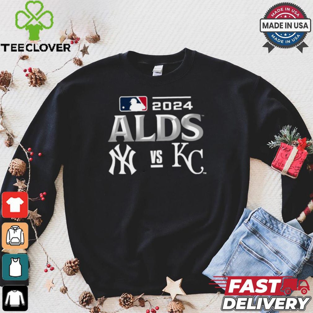 New York Yankees vs. Royals 2024 MLB ALDS Matchup Set T Shirt New York Yankees vs. Royals 2024 MLB ALDS Matchup Set T Shirt