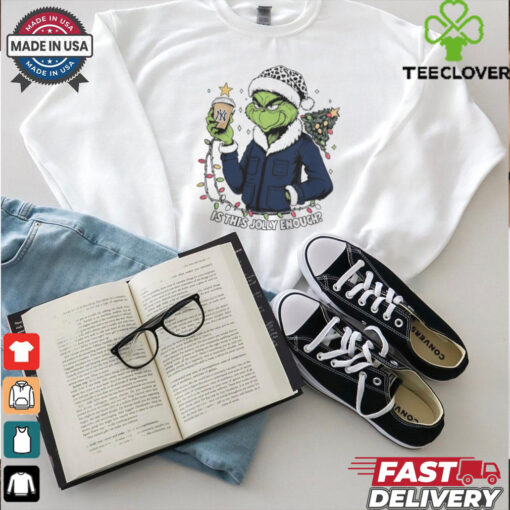 New York Yankees x Santa Grinch Is This Jolly Enough Merry Christmas Shirt