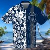 New York Yankess All Over Print Hawaiian Shirt – Navy