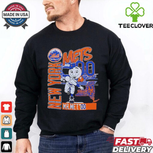 New York baseball Mr Met throw back hoodie, sweater, longsleeve, shirt v-neck, t-shirt