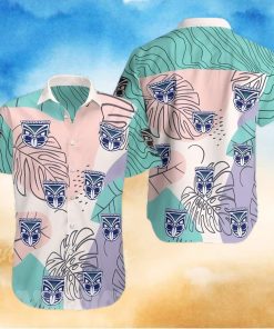 New Zeal And Warriors All Over Print Summer Short Sleeve Hawaiian Beach Shirt