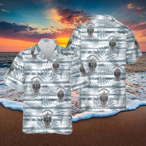 New Zealand Army Royal New Zealand Artillery (Rnza) 163 Battery Rnza Takatu Button Down Hawaiian Shirt Trend Summer