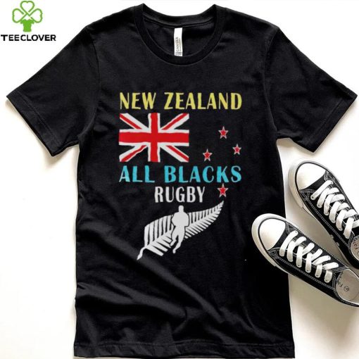 New Zealand flag all black rugby hoodie, sweater, longsleeve, shirt v-neck, t-shirt