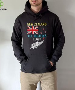 New Zealand flag all black rugby hoodie, sweater, longsleeve, shirt v-neck, t-shirt