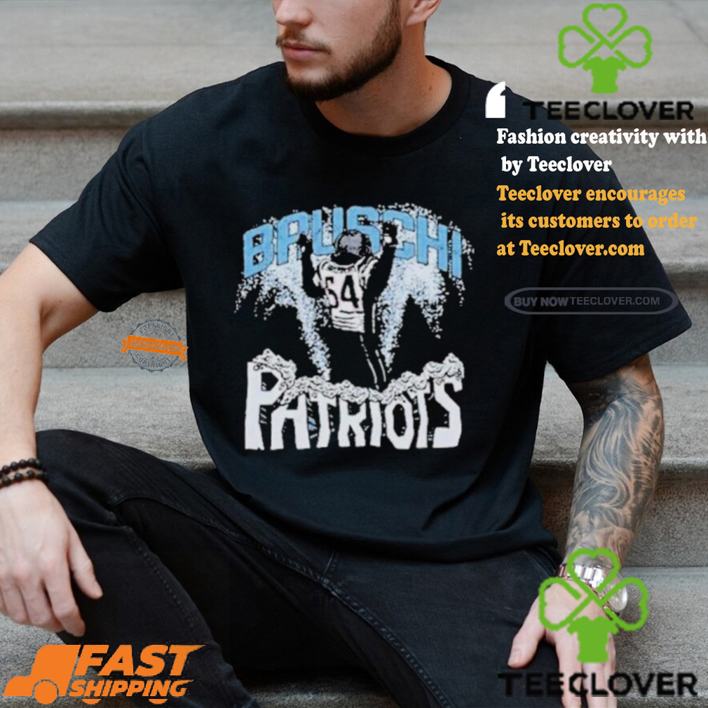 New england Patriots tedy bruschI snow T shirt New england Patriots tedy bruschI snow T shirt