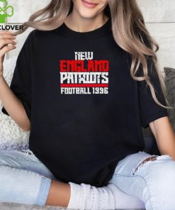 New england patriot footvall 1996 shirt