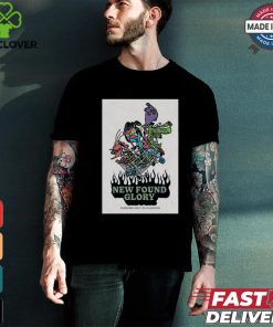 New found glory with sincere engineer the fillmore detroit mi poster aug 27 2024 shirt