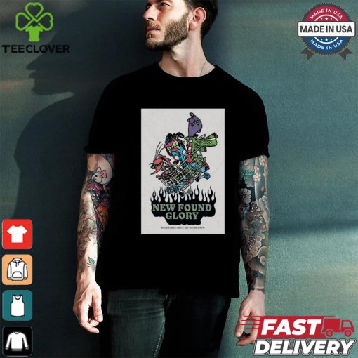 New found glory with sincere engineer the fillmore detroit mi poster aug 27 2024 shirt