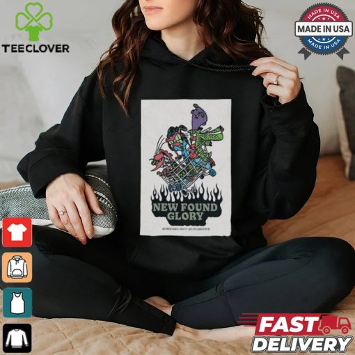 New found glory with sincere engineer the fillmore detroit mi poster aug 27 2024 shirt