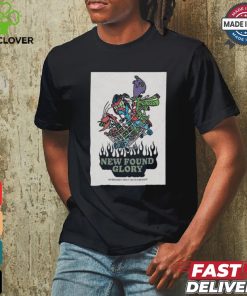 New found glory with sincere engineer the fillmore detroit mi poster aug 27 2024 shirt