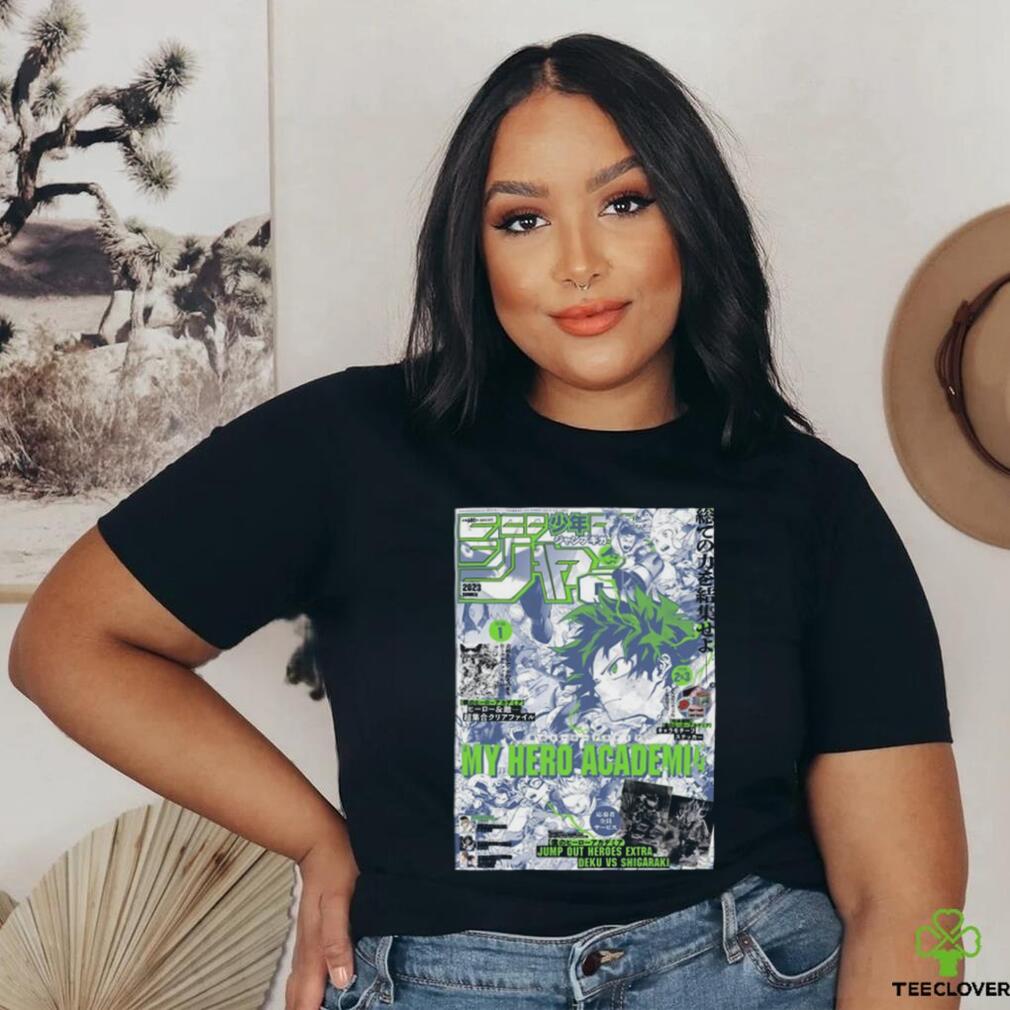 New jump giga summer 2023 my hero academia poster shirt New jump giga summer 2023 my hero academia poster shirt