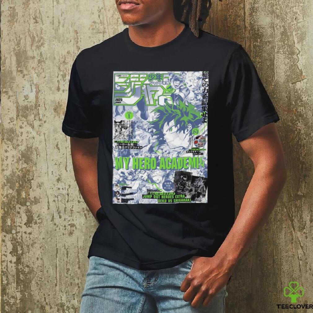 New jump giga summer 2023 my hero academia poster shirt New jump giga summer 2023 my hero academia poster shirt