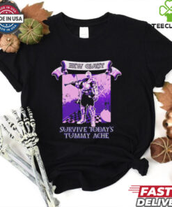 New Quest Survive Today’s Tummy Ache Shirt humorous and relatable design for overcoming a stomach ache