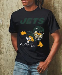 New york jets garfield cat grumpy football player shirt
