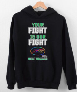 New york jets your fight is our fight beat cancer T shirt