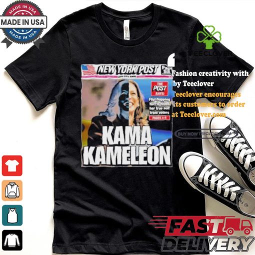New york post Kamala Harris kama kameleon t shirts