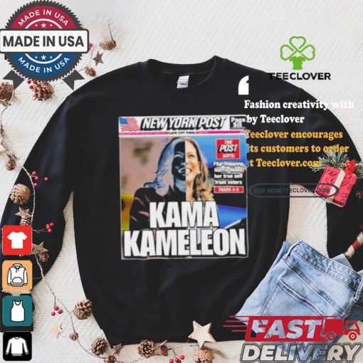 New york post Kamala Harris kama kameleon t shirts