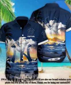 NewYork Yankees MLB Custom Classic All Over Print Hawaiian Shirt 1 NewYork Yankees MLB Custom Classic All Over Print Hawaiian Shirt